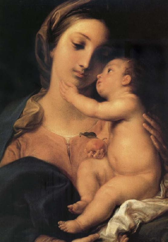 Pompeo Batoni The Madonna and the Nino France oil painting art